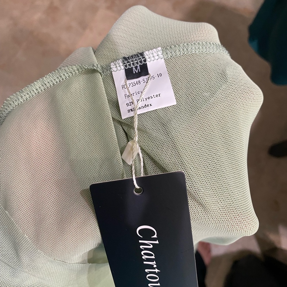 Chic Mint Ruched Maxi Dress - Picture 9 of 9